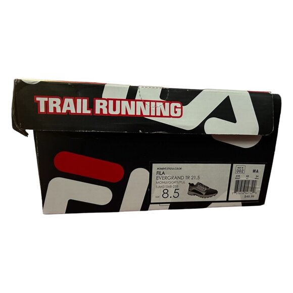 Fila Men's Running Athletic Shoes Size 8.5 Black & Gray - Picture 7 of 11